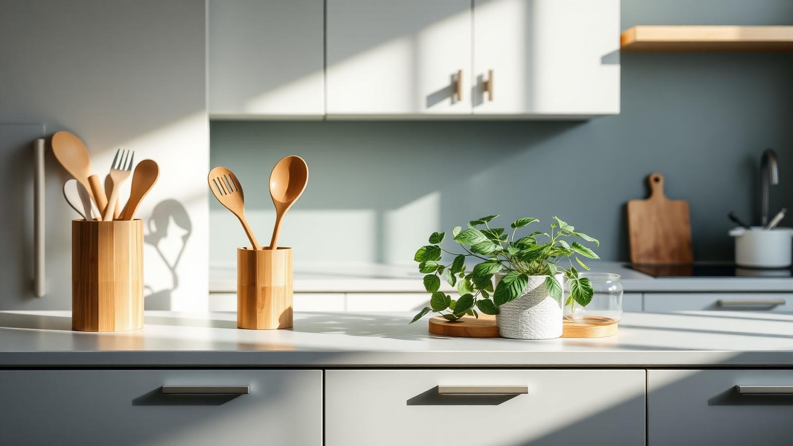 Cozinha organizada com produtos Loja do Brasil